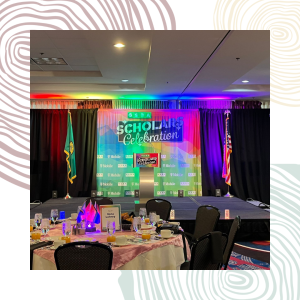 Live Oak sponsored the GSBA Scholars Celebration, providing the audio and visual services for the Seattle event.