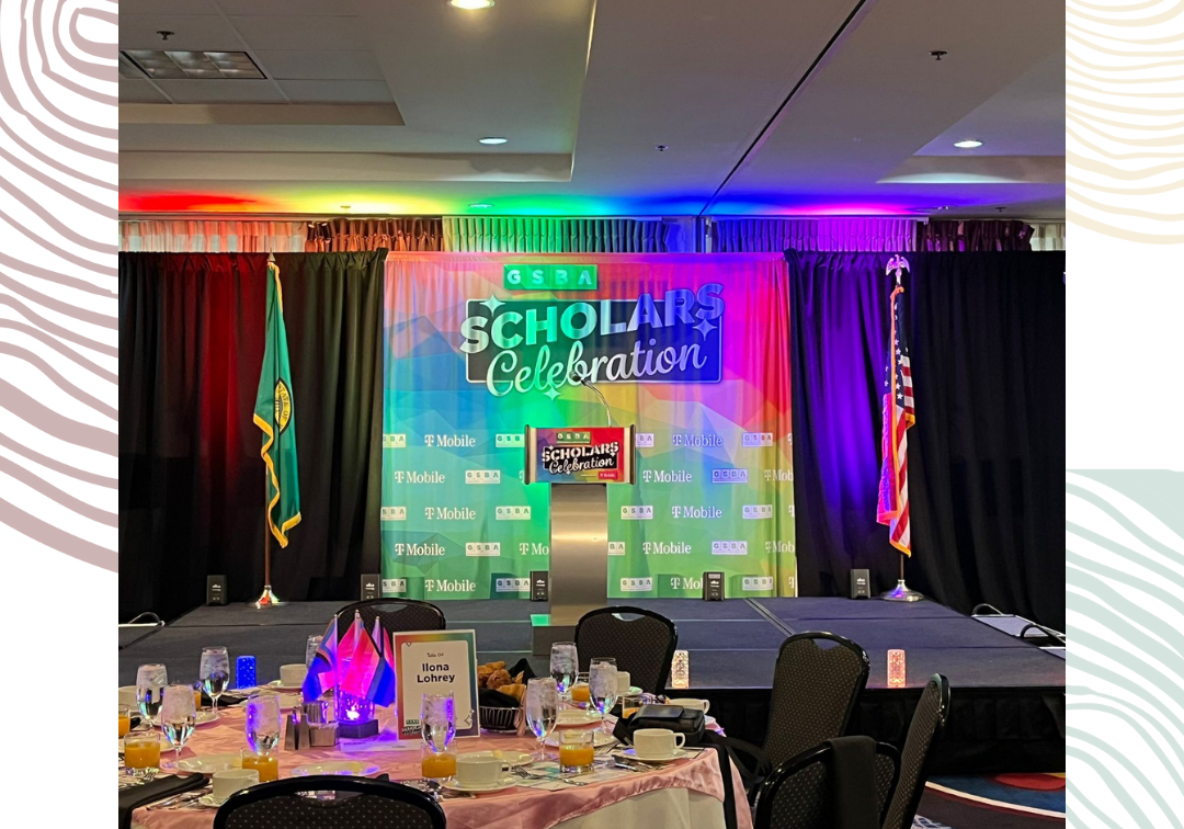 Live Oak sponsored the GSBA Scholars Celebration, providing the audio and visual services for the Seattle event.